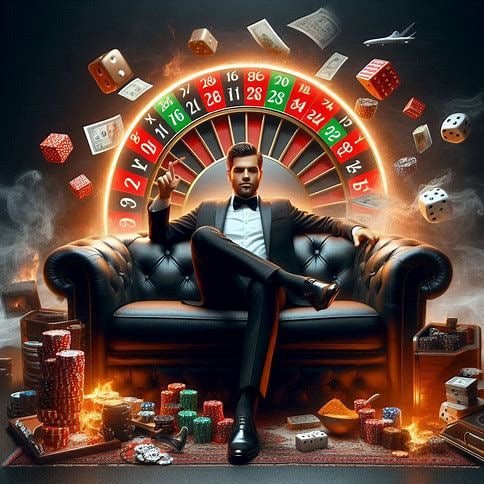 Ilustrasi permainan live casino berkualitas tinggi batik69